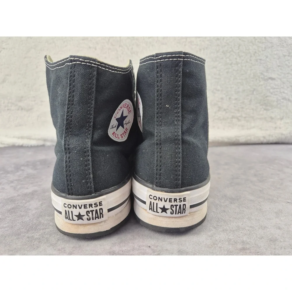 Converse Chuck Taylor All Star High Top Black Canvas Sneakers 272855F Kids 5